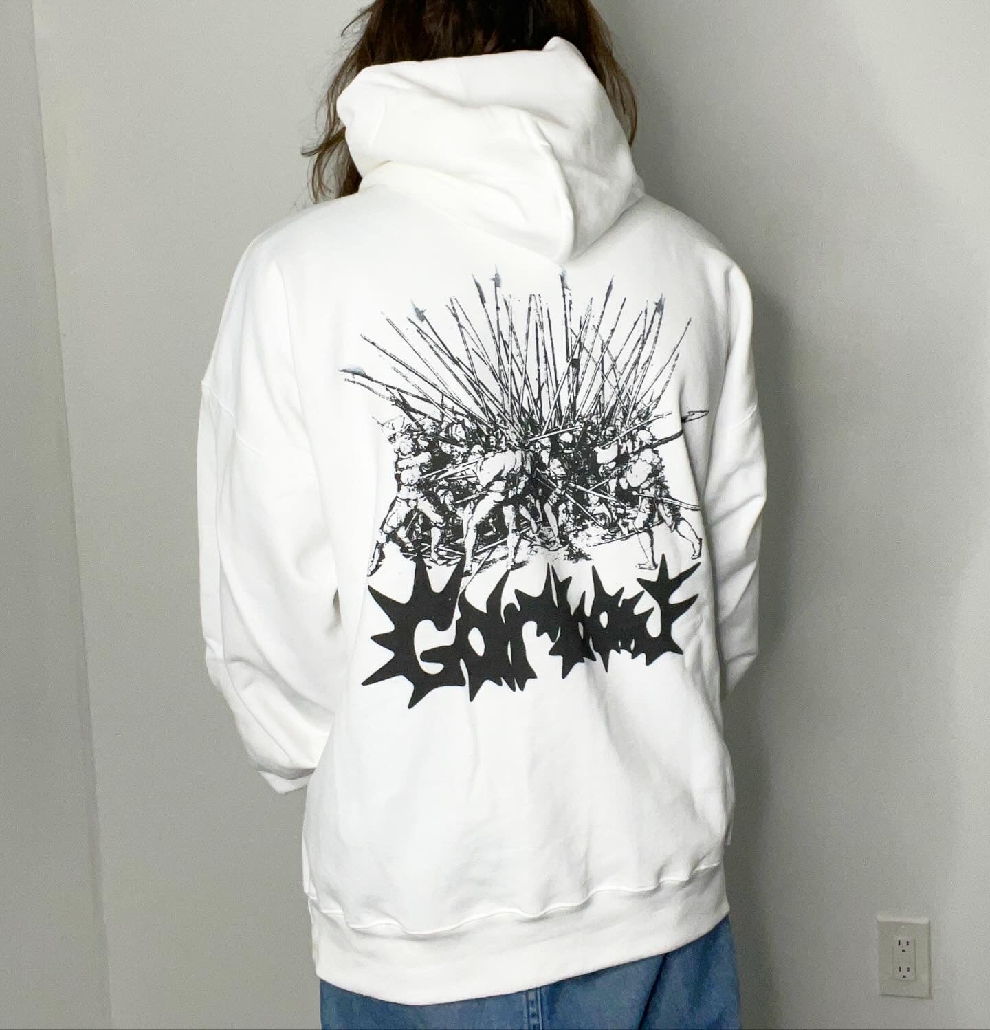 Special Edition Embroidered Polearm Battle Hoodie