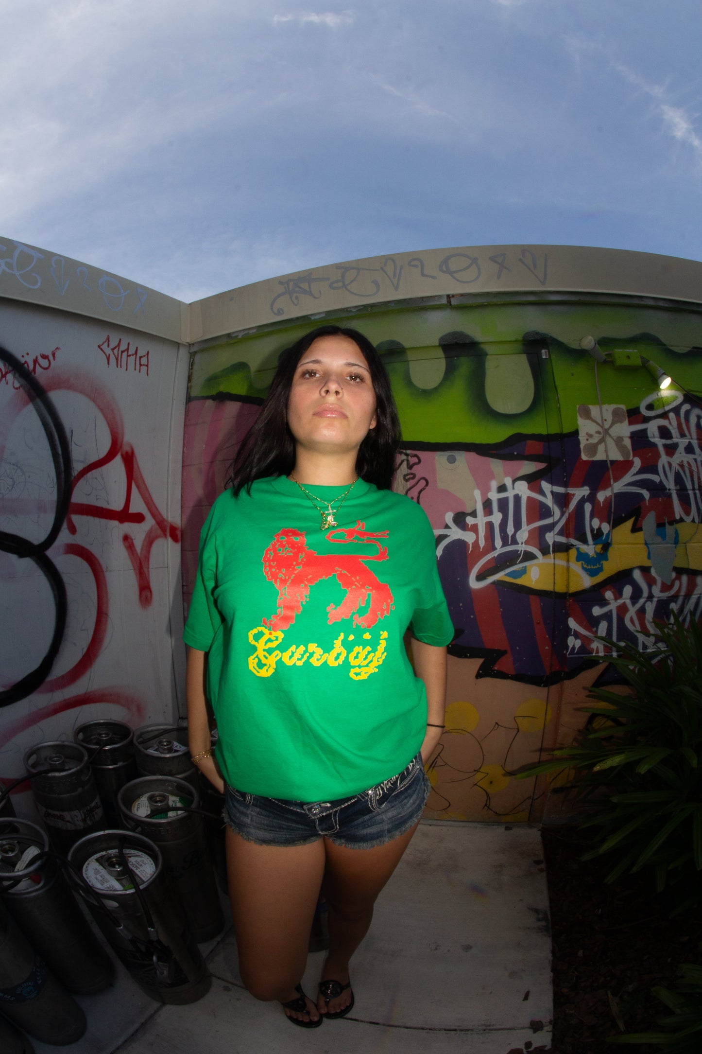 Green Statant Guardant Tee